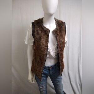 Shasa Faux Fur Outerwear Vest